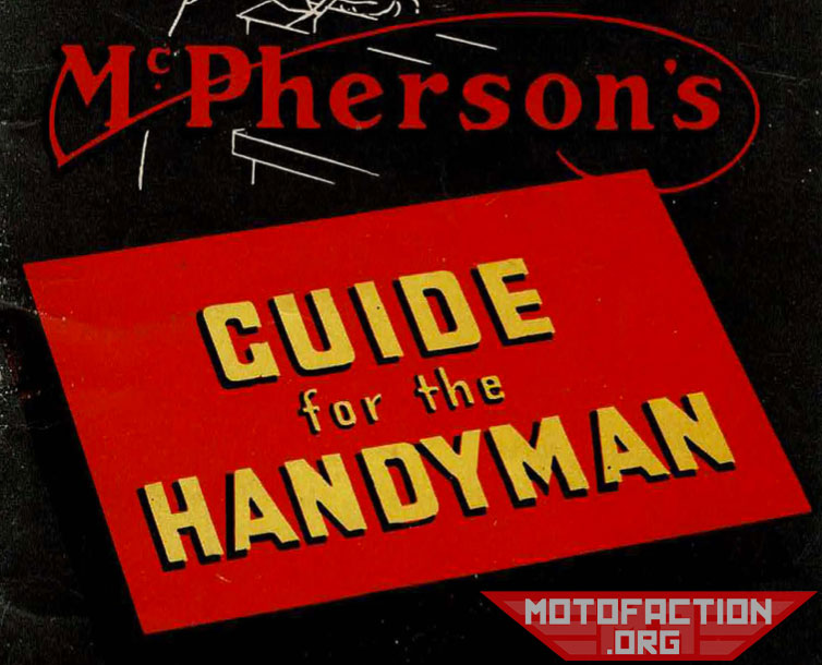 Here is the front page of the McPhersons Guide For The Handyman
