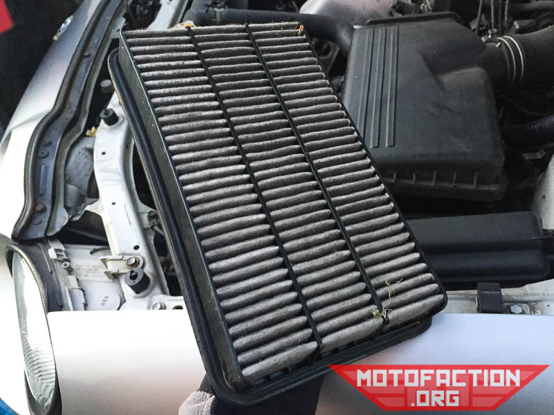 Here's how to change the engine air filter on a Toyota Celica ST204, as shown on MotoFaction.org.