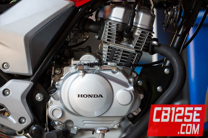 This is a photo of CB125E engine