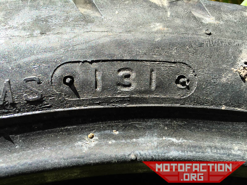 Here are some photos to help show what your tyre date codes mean. When should you replace your old tyres? Find out on MotoFaction.org.