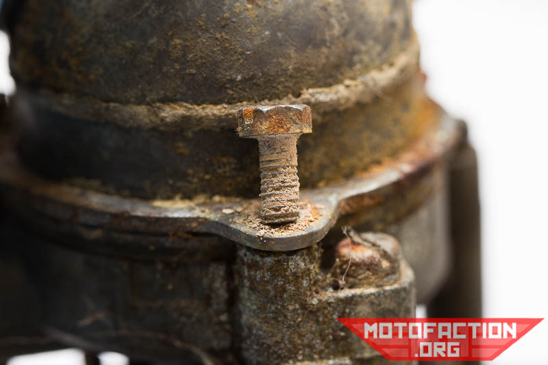 Here's how to remove the water choke or aqua choke on a Weber 32/36 carburetor.