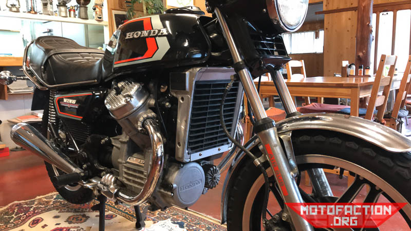 Here are some photos showing a Honda GL400 Wing - which in other markets was known as the CX500 - as sold in the JDM, or Japanese Domestic Market.