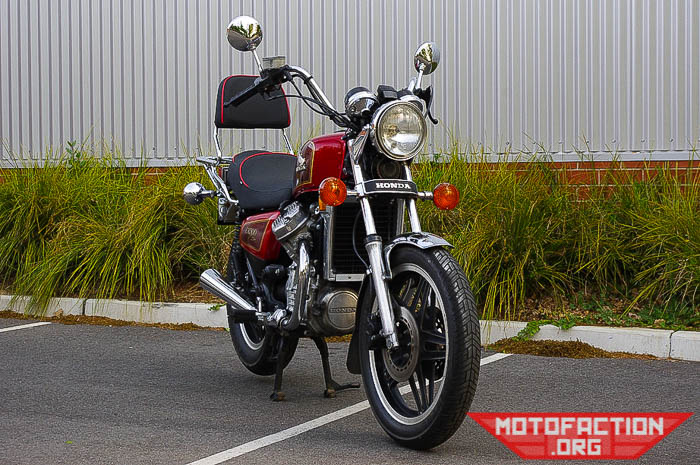 Here is an example of a stock Honda CX500CC Custom from Australia, 1982 model