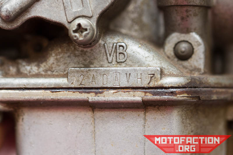 Here's a photo of an example Honda CX650ED Eurosport Keihin carburetor identification number, as shown on MotoFaction.org.