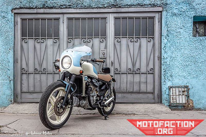Here is a Honda CX500 cafe racer by Lolana Motos in Colombia, as featured on MotoFaction.org.