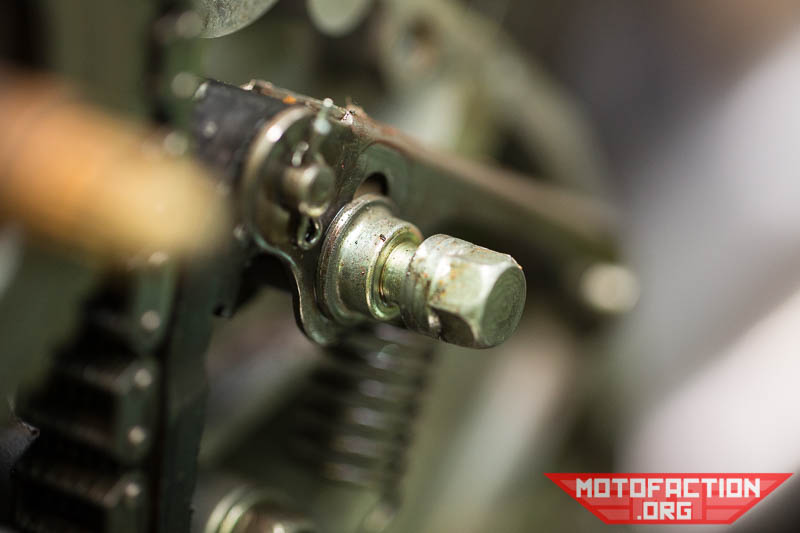 Here's how to change the manual cam chain tensioner bolt on a Honda CX500 or GL500 motorcycle, as shown on MotoFaction.org.