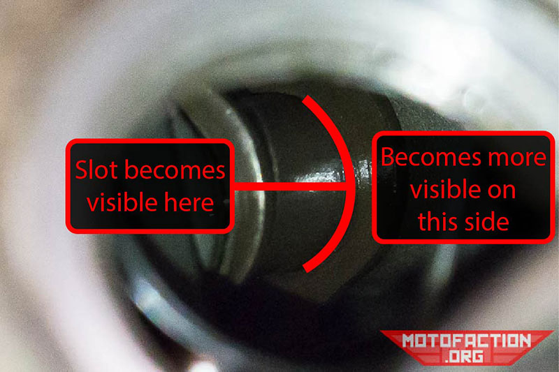 Here's how to check the status or life left in a Honda CX500, GL500, CX650 or GL650's cam chain with a dental mirror - this works for both the automatic and manual tensioner models