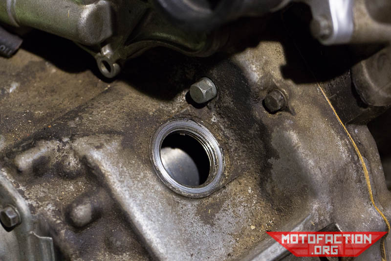 Here's how to check the status or life left in a Honda CX500, GL500, CX650 or GL650's cam chain with a dental mirror - this works for both the automatic and manual tensioner models