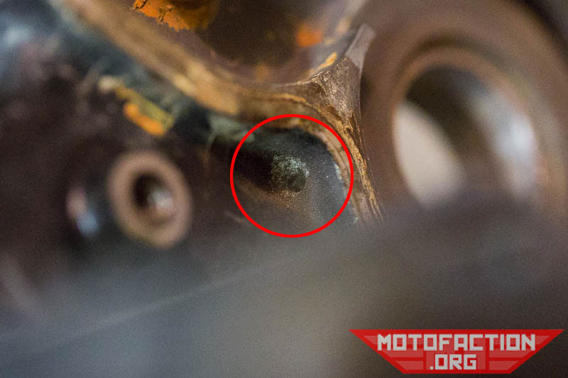 Here is some information about the Honda CX500, GL500, CX650 and GL650 weep hole and how to clean it, as shown on MotoFaction.org.