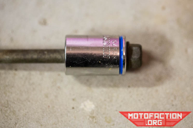 Here's how to remove the mechanical water pump seal from a Honda CX500, GL500, CX650 or GL650 motorcycle as shown on MotoFaction.org.