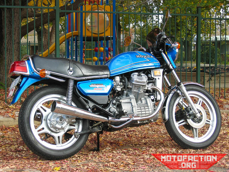 Here is a pristine example of a 1980 CX500 Shadow motorcycle, an Australian variant of the twisted twin.