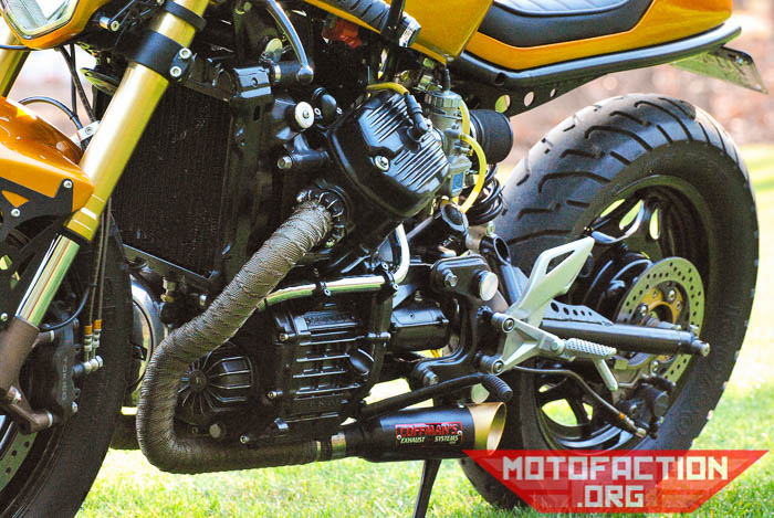 Cafe fighter Honda CX500 build by Kevin - inspired by the Taco Bender CX500 custom cafe racer