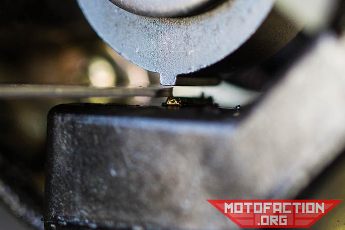 Here's how to check the advance pulser rotor air gap on a Honda CX500, GL500, CX650 or GL650 with the later (TI) ignition system.