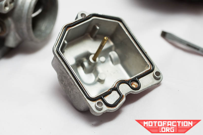 Here's how to install a carburetor float bowl gasket on a Honda CX500, GL500, CX650 or GL650 motorcycle