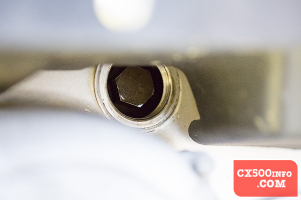 Here's how to turn your Honda CX or GL motor over by hand using the 17mm bolt on the front of the crankshaft.