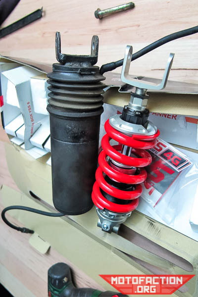 Here's a quick review of the YSS rear monoshock shock absorber - replacing the original Honda Pro-Link unit - for the CX500E Sports, CX650E Eurosport, GL650, GL650 Interstate etc by Tony Deliseo