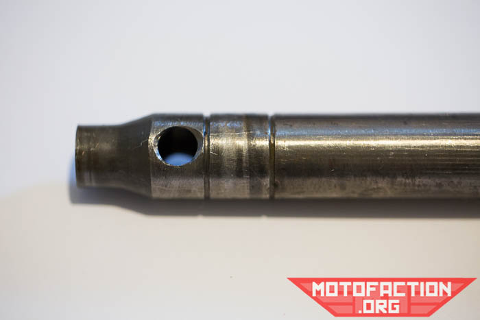 Here's how we rebuilt the TRAC side of the front suspension forks on a Honda CX500E or CX650E motorcycle.