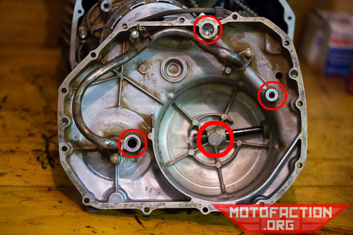What to check before replacing your front engine cover, and how to reinstall it on a Honda CX500, GL500, CX650, GL650 motorcycle.
