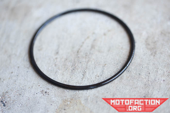 Here's how to check and clean the oil pump filter screen on a Hyosung GT250, GT250R, GT250V etc. motorcycle.