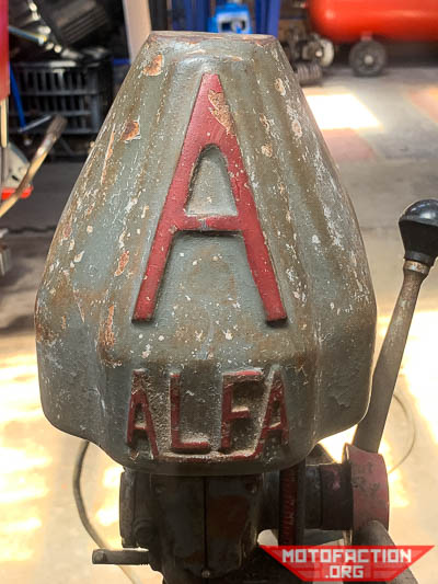 Here is a partial restoration and review of an Alfa Machine Corporation ASR bench pedestal drill press.