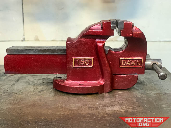 Here are some photos of the restoration of a Dawn 150mm or 6-inch cast iron engineer's bench vice, made in Australia.