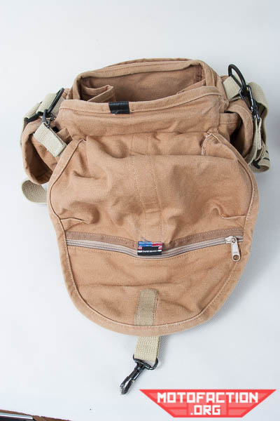 Here are some photos of the Domke F-3x shoulder bag as reviewed on MotoFaction.org.