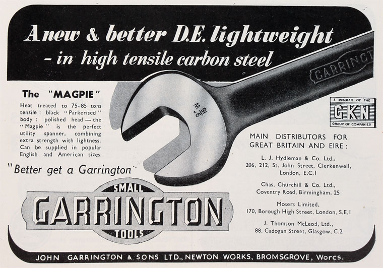 Here's an advertisement from Garringtons of Britain stating that they were the largest drop forging plant in Europe.