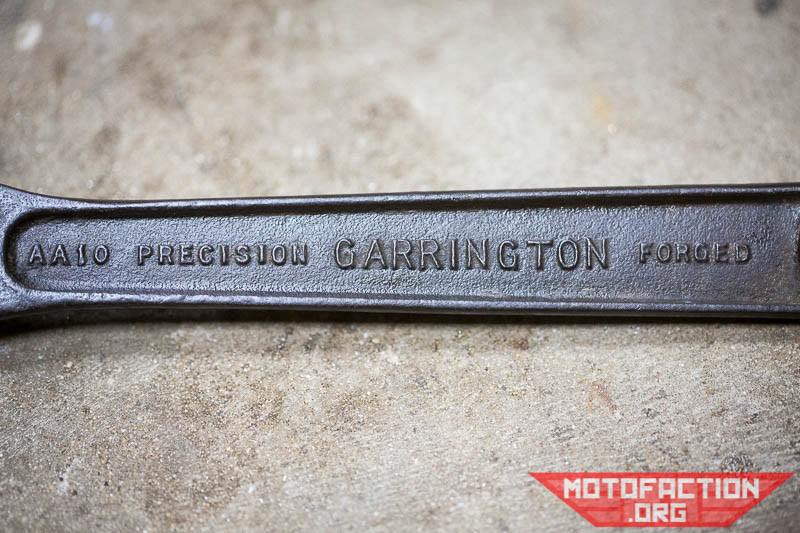 Here's a review and mini restoration of a Garringtons - often seen as Carringtons - Jackdaw adjustable spanner. This is the 10-inch model, AA10.