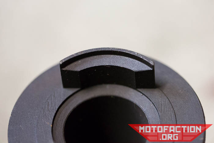A closer look at the Honda special tool 07945-4150100 - the crank cap driver. Also used for disassembling/assembling the final shaft.