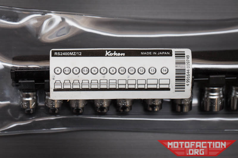 Here is a review of the Ko-Ken or Koken RS2400MZ/12 Z-series or Zeal quarter inch drive or 6.35mm socket set.