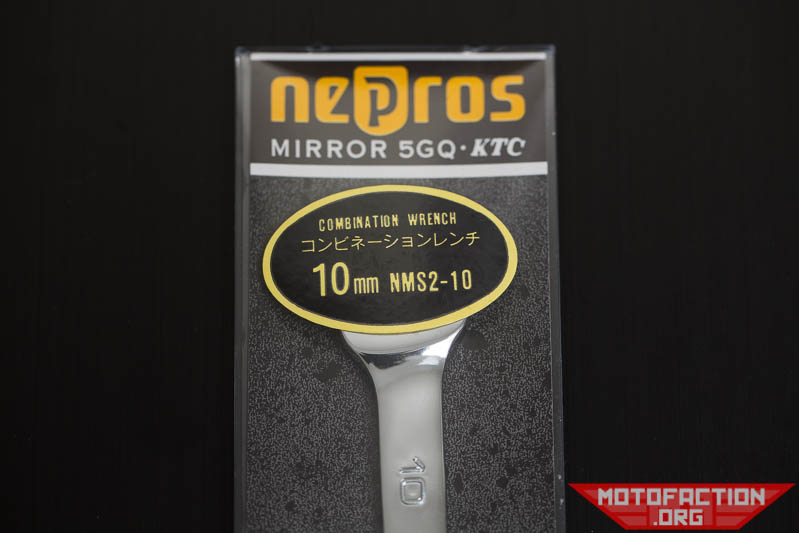 Here is a review of the KTC Nepros Mirror 5GQ Combination Wrench or Spanner series NMS2