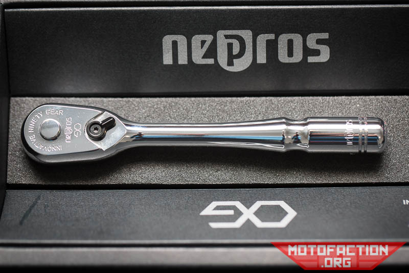 Here is a review of the KTC Nepros NBR290 90-tooth quarter-inch or 6.35mm drive ratchet wrench, made in Japan to an extremely high quality.