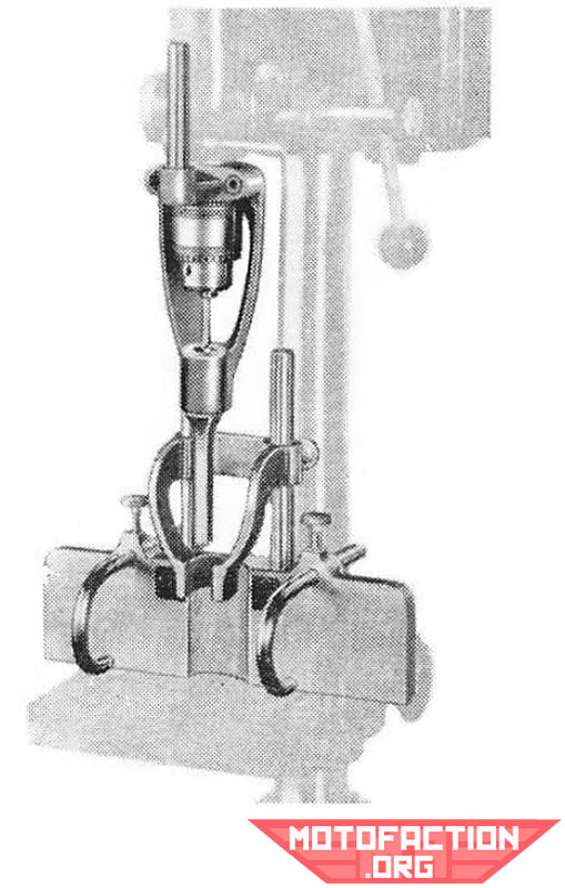 Here is a photo relating to a Waldown half-inch industrial drill press, shown in a Waldown brochure from 1954. It is an Australian made unit.