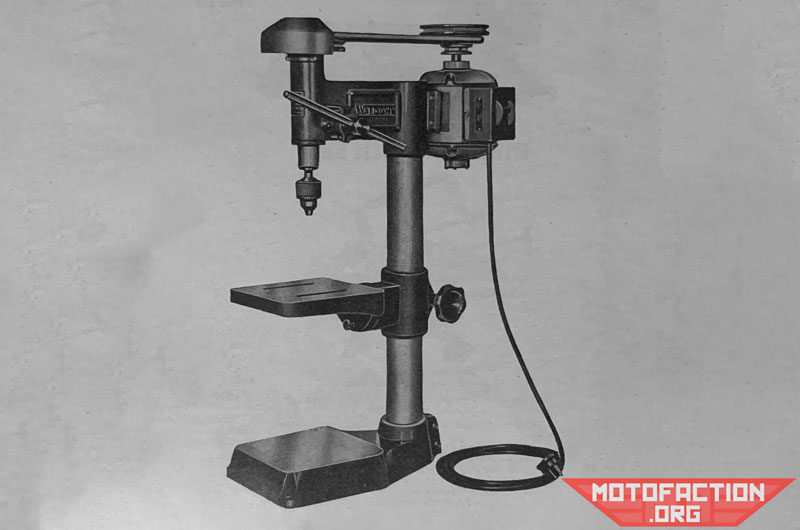 Here is a very early Waldown drill press, shown in a 1937-edition McPhersons industrial catalogue.