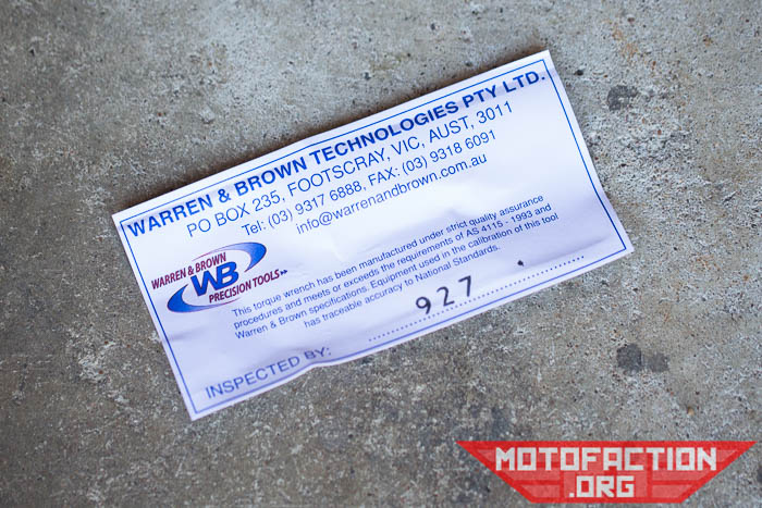Photos for the tool review of the Warren and Brown 1/4" Deflecting Beam Torque Wrench 320510 or 320500